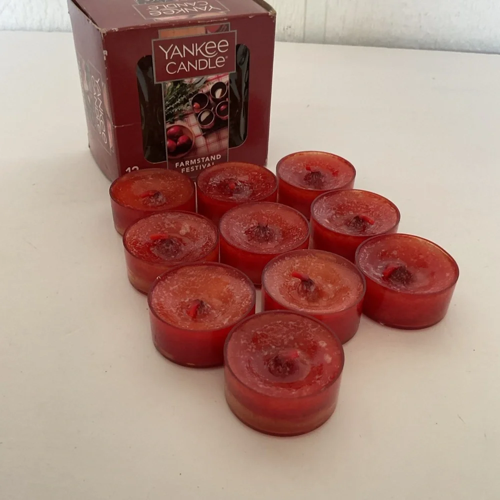 Yankee Candle Farmstand Festival Box of Tea Light Candles NWT
